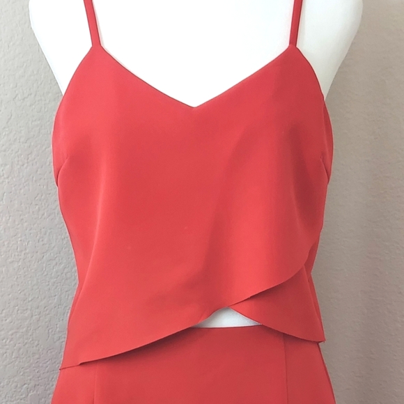 Elliat by Revolve The Shot Tulip Asymetrical Red Dress  Sz S - Picture 5 of 15